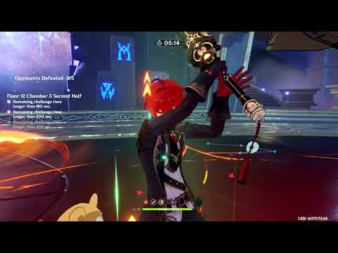 Mono Hydro and Mono Pyro Team Spiral Abyss Floor 12-3 Genshin Impact 2.4