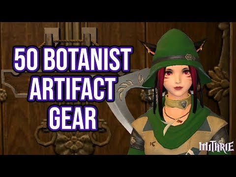 FFXIV 2.0 0107 Botanist Quest Level 50 + Artifact Gear