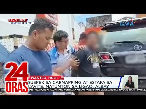 Suspek sa carnapping at estafa sa Cavite, natunton sa Ligao, Albay 24 Oras