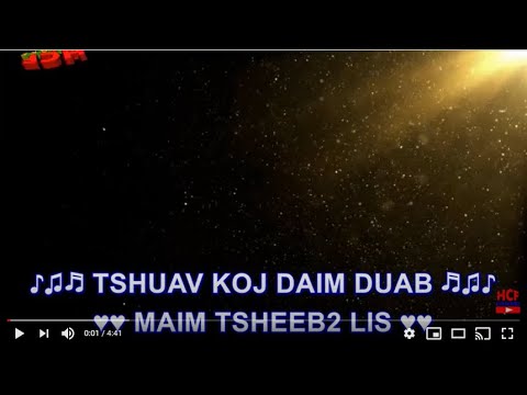 TSHUAV KOJ DAIM DUAB KARAOKE BY MAIM TSEEB2 LIS