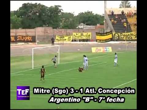 ARGENTINO "B" - 7° FECHA - MITRE (SGO) 3 - 1 ATL CONCEPCIÓN