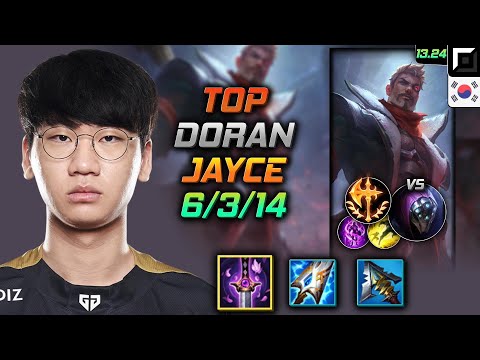 Jayce Top Build Doran Youmuu's Ghostblade Conqueror - LOL KR GrandMaster Patch 13.24