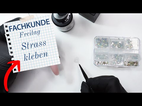 Strass Steine richtig befestigen - hält bombenfest | Fachkunde Freitag 31
