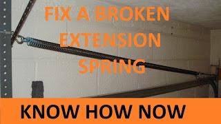 Replace a Garage Door Extension Spring