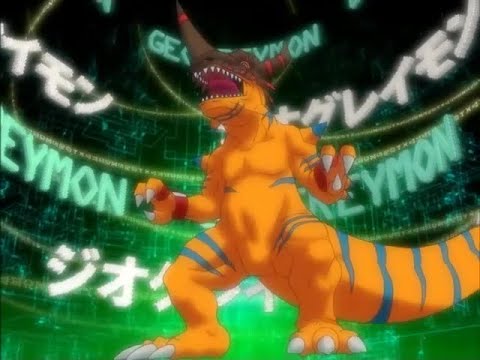 Agumon Digitation zu GeoGreymon - Digimon Data Squad [ Deutsch / German ]