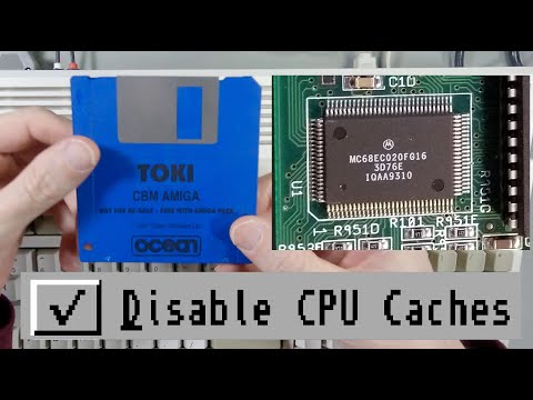 Disabling the CPU Instruction Cache on the Amiga 1200 / 68020
