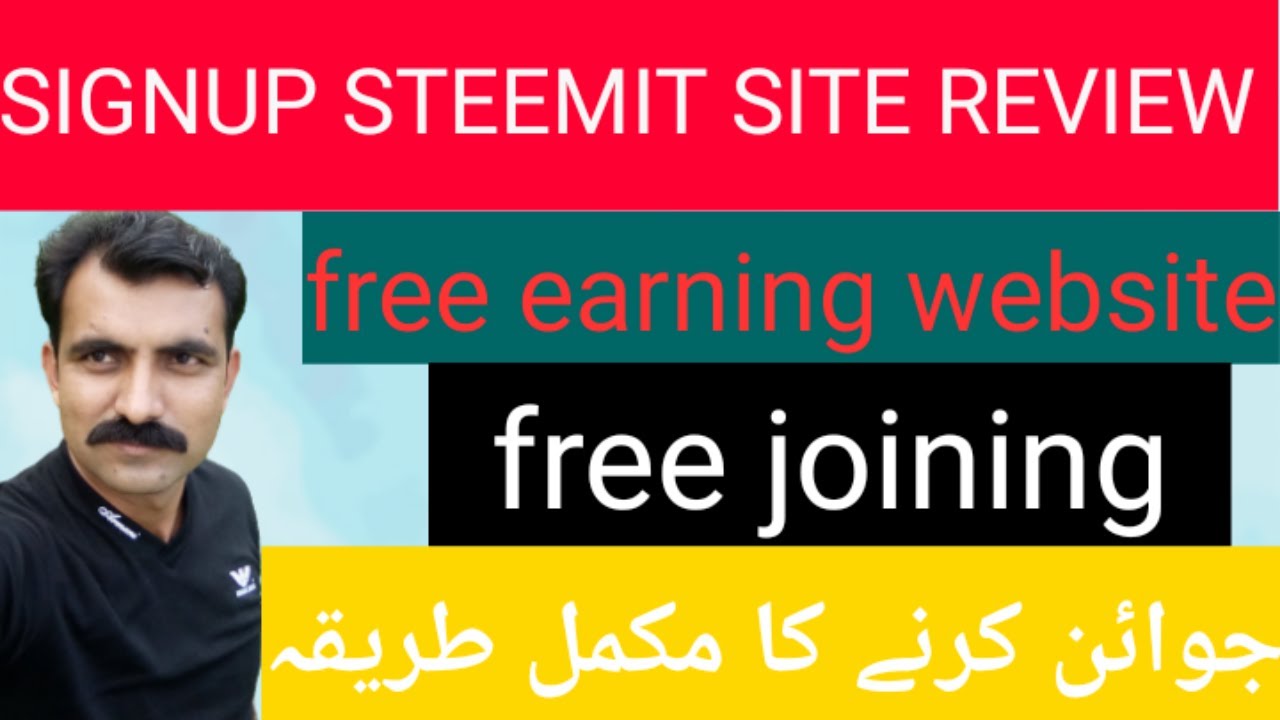 How to Signup in Steemit using Steemit  Steemit pakistan// Signup for free with Steemit