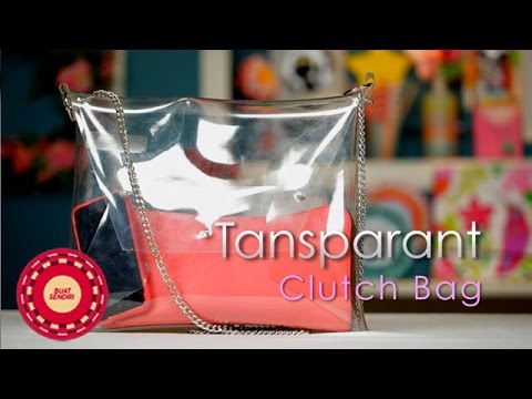 Buat Sendiri (DIY Tutorial): Transparant Clutch Bag