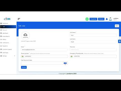 User Management in Pickup&Delivery: | How to View, Edit, and Add Users Efficiently