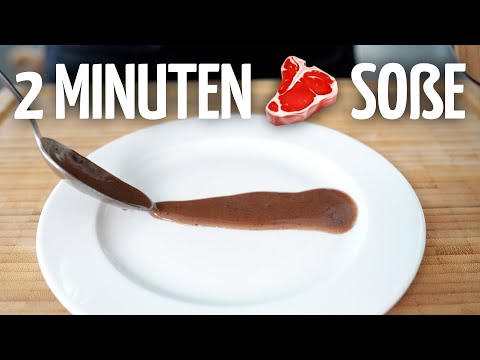 Schnelle 2 Minuten Steak Soße