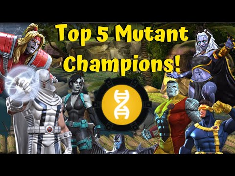 Top 5 Mutant Champions! Best Champs Ranked! - Marvel Contest of Champions