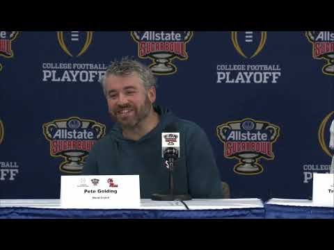 Ole Miss postgame press conference: Pete Golding, Trinidad Chambliss reaction to CFP win vs. Georgia