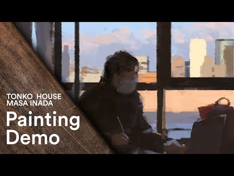 Photoshop: Masa Inada's Painting Demo - Tonko School (#058)