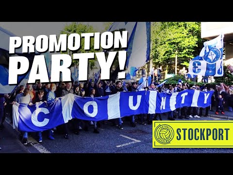 PROMOTION PARTY in STOCKPORT! | Stockport County (a) | Football Weekender Ep. 07