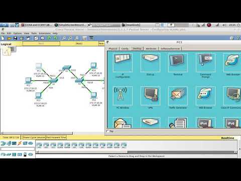 3.2.1.7 Packet Tracer - Configuring VLANs