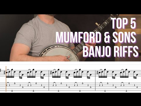 Top 5 Mumford & Sons Banjo Riffs (With Tabs)
