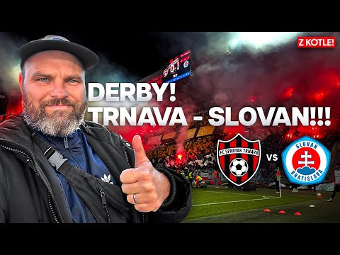 Z🔥KOTLE! Vyprodáno! Fanatismus! Největší match na Slovensku! DERBY! Řev! Emoce! Trnava - Slovan!