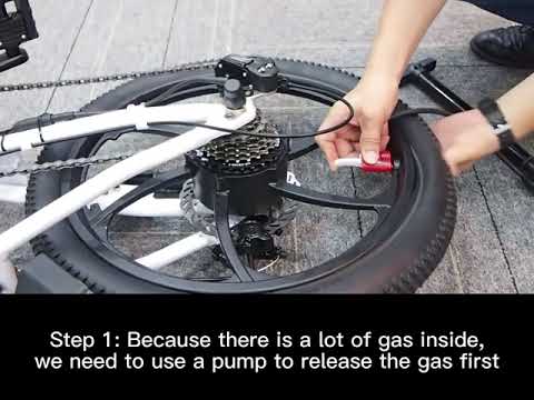 ADO EBIKE RE-ALIGN TIRE on the wheel A16, A20, A20F, A26