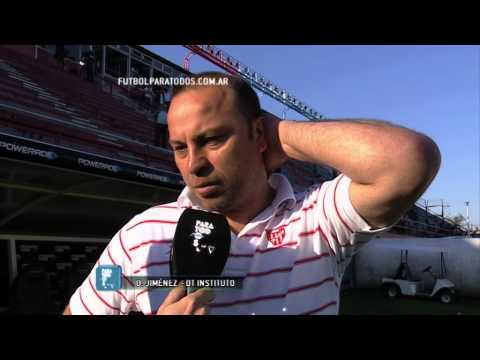 Jiménez: "Me voy conforme". Estudiantes BA 1- Instituto 0. Copa Argentina 2014. 8vos. FPT