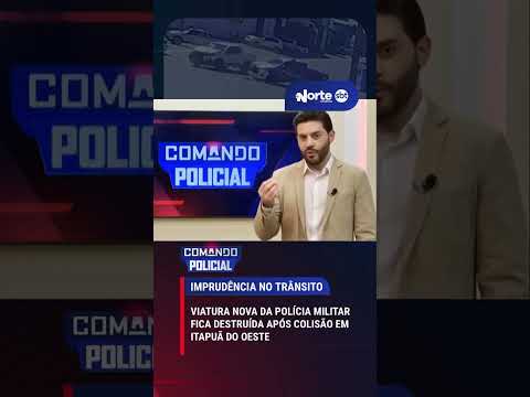 Imagens impressionantes de câmeras de segurança flagraram a violenta colisão entre duas caminhonetes