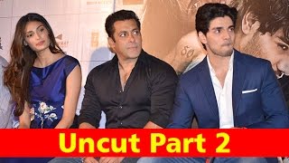 UNCUT Part 2: Hero Trailer Launch | Salman Khan | Sooraj Pancholi | Athiya Shetty
