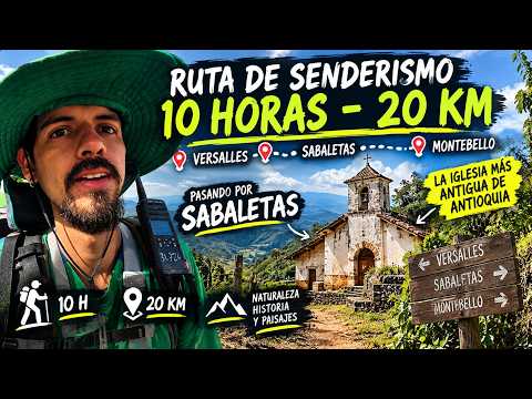 10 HORAS CAMINANDO 🥾⛰️ - La ruta de 20 KM entre Versalles, Sabaletas y Montebello