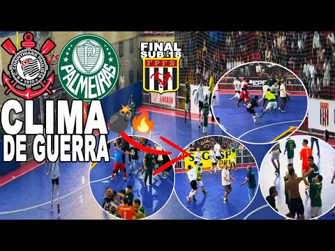 GRANDE FINAL  LAMENTÁVEL - CORINTHIANS x PALMEIRAS - A INVASÃO DA TORCIDA 😔