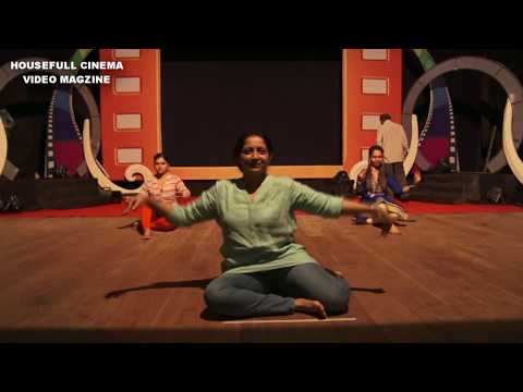 Pooja Pawar Reahearsing on stage for Chitrakarmi Puraskar 2017