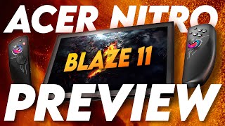 BIGGER = BETTER? - Acer Nitro Blaze 11 Hands-On Preview (CES 2025)
