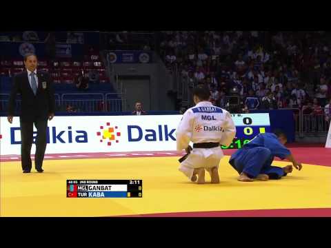 Boldbaatar GANBAT (MGL) - Ahmet Şahin KABA (TUR) 2014 Dünya Judo Şampiyonası Chelyabinsk