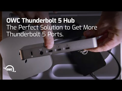 Get Lightning Fast Speed with The OWC Thunderbolt 5 Hub
