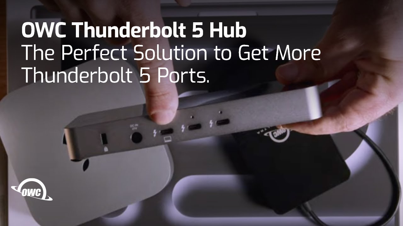 Get Lightning Fast Speed with The OWC Thunderbolt 5 Hub