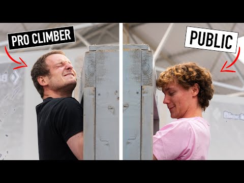 Pro Climbers VS. Public VS. Impossible Deadhangs