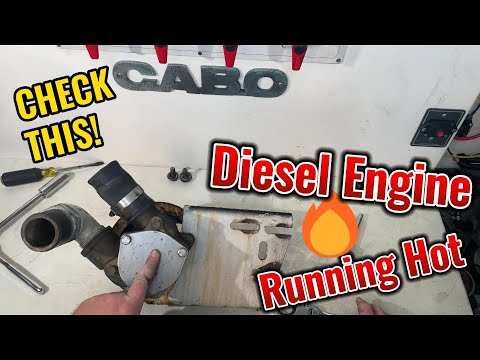 The secret to DIY Water Pump Impeller Change | Marine Diesel Caterpillar 3208TA