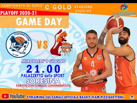 Serie C Gold - Playoff Gara2 : Mazzoleni Pizzighettone -Pallacanestro Milano 1958