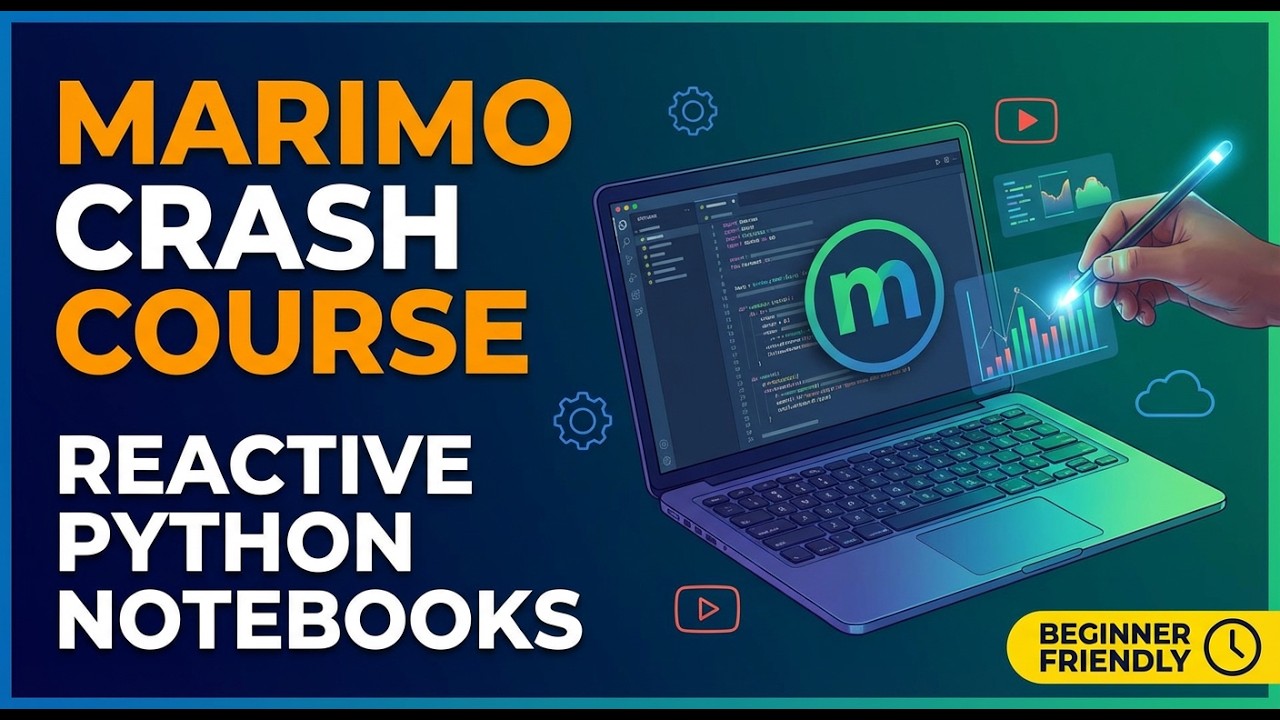 Marimo Tutorial: Reactive Python Notebooks | Complete Crash Course