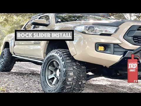 Toyota Tacoma | Cali Raised Trail Edition Rock Slider Install | (2017 Tacoma)