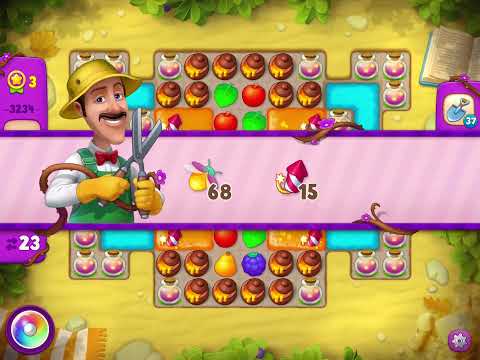 Gardenscapes Level 3234 With No Boosters - Super Hard Level - Investigation In The Park
