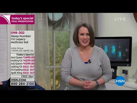 HSN | Sleep Number Mattresses / Home Solutions 11.11.2018 - 06 PM