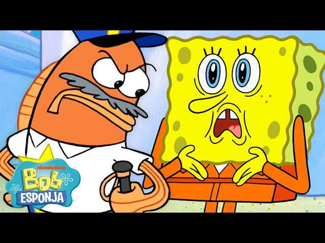 Bob Esponja | 45 minutos de Bob Esponja metiéndose en problemas 😅🍍 | Bob Esponja en Español SDDEFAULT Thumbnail