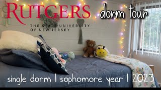 college DORM TOUR 2023 | rutgers university single dorm
