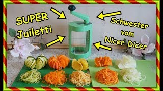 Super Julietti Anleitung ZOODLES Schnittvarianten leicht und lecker SoFie Haushalt Unperfekt Perfekt