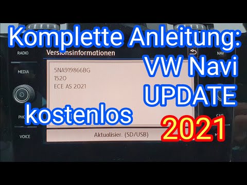 Anleitung: VW Navi Update 2021 (kostenlos) in deutsch - Discover Media für Composition Media