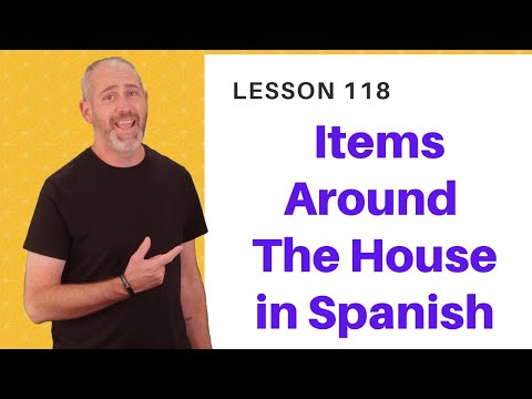 Items Around the House in Spanish | Learn Spanish