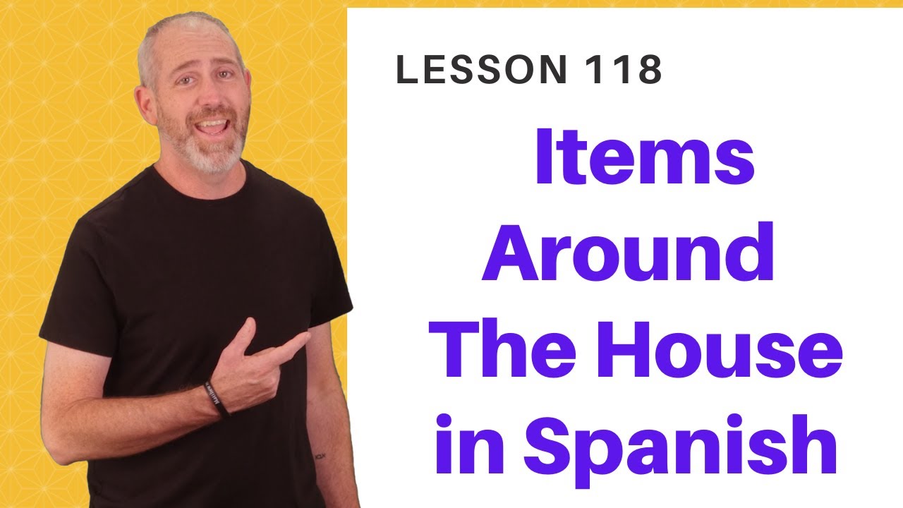 Items Around the House in Spanish | Learn Spanish - YouTube video featuring the word recline