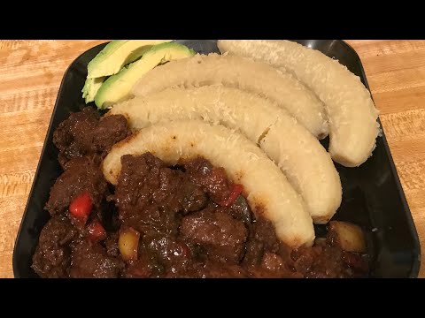 BEEF LIVER WITH BOILED BANANAS| AUTHENTIC JAMAICAN...
