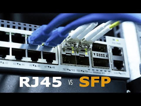 RJ45 vs. SFP:  What’s the Difference and Can They Connect?