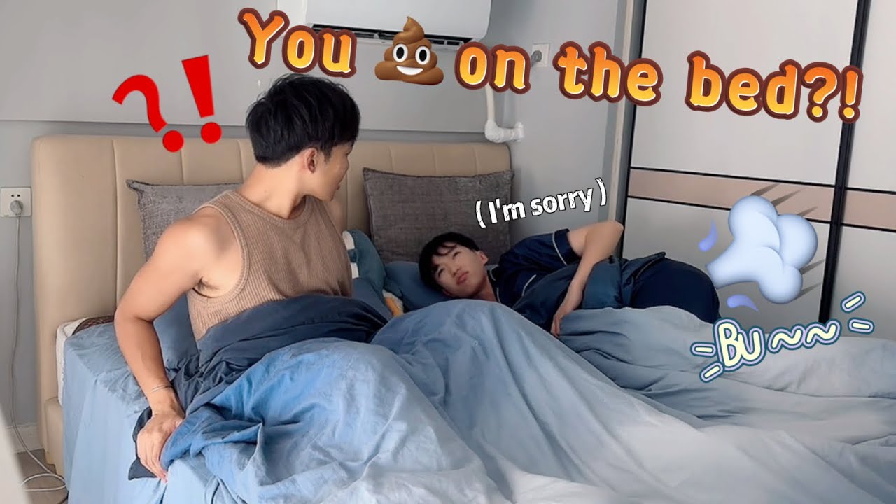 He Decided To Break Up With Me💔... Because He Couldn't Stand My Farts💨? Gay Couple Bed Poop Prank🤣