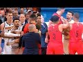 Jamal Murray Wanna Fight Enes Kanter After Kanter Shoves Torrey Craig
