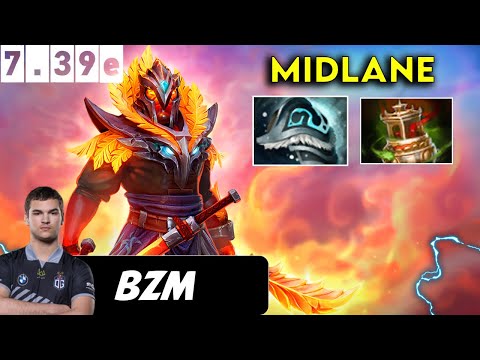 Bzm Ember Spirit Midlane - Dota 2 patch 7.39e Pro player Full Gameplay